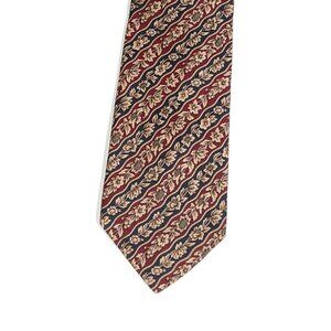 Metropolitan Museum of Art Men’s Silk Tie Metallic Bronze Floral 59.5" Tie New